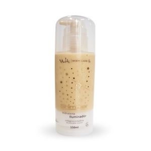 Creme corporal hidratante luminoso dourado