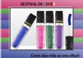 Mascara para cílios colorida